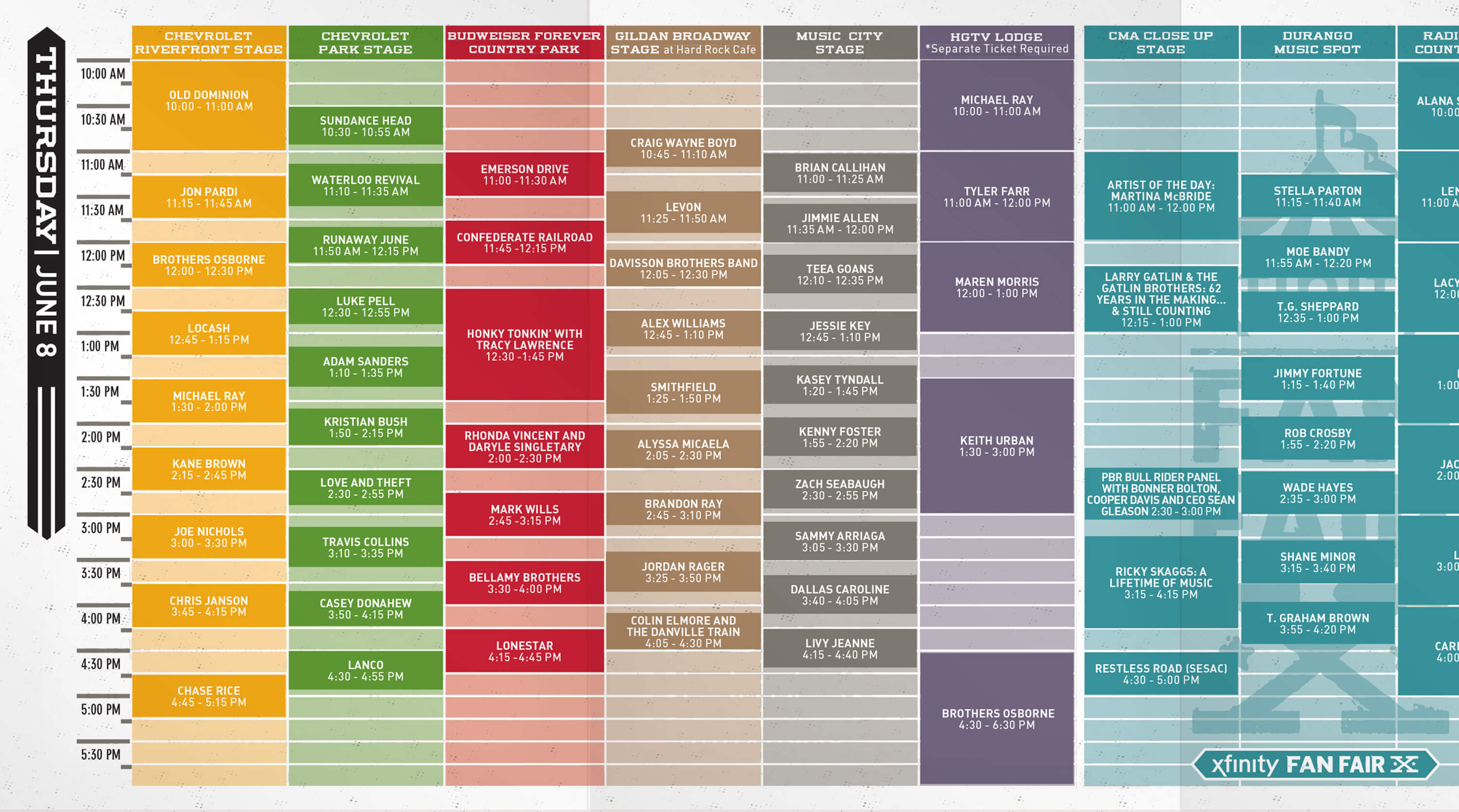 Cma Fest 2024 Line Up Schedule Gray Phylys