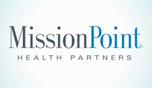 Logo on gradient for Mission Point Health Partners in Nashville, Tennessee