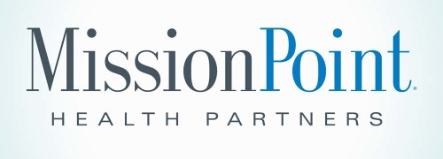 Logo on gradient for Mission Point Health Partners in Nashville, Tennessee