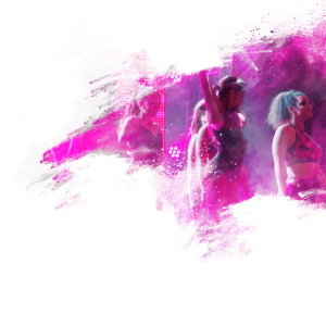 Showstopper website purple dancer treated graphic St8mnt in Nashville TN