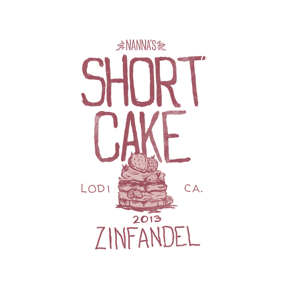 Branding logo for Short Cake wine, a BNA Wines product for ST8MNT logo page