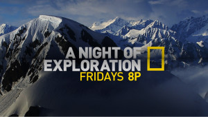 Still image taken from A Night of Exploration motion design montage for National Geographic Channel, Washington, D.C.