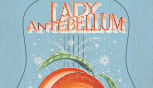 Poster design, illustration, lettering, typography for Lady Antebellum concert in Augusta, Georgia