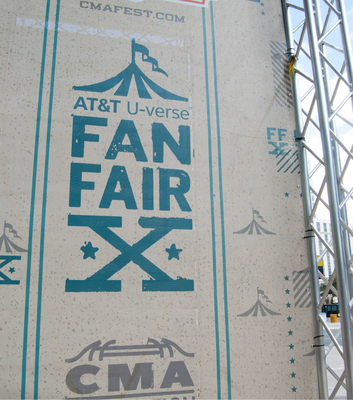 Fan Fair X signage ST8MNT BRAND AGENCY
