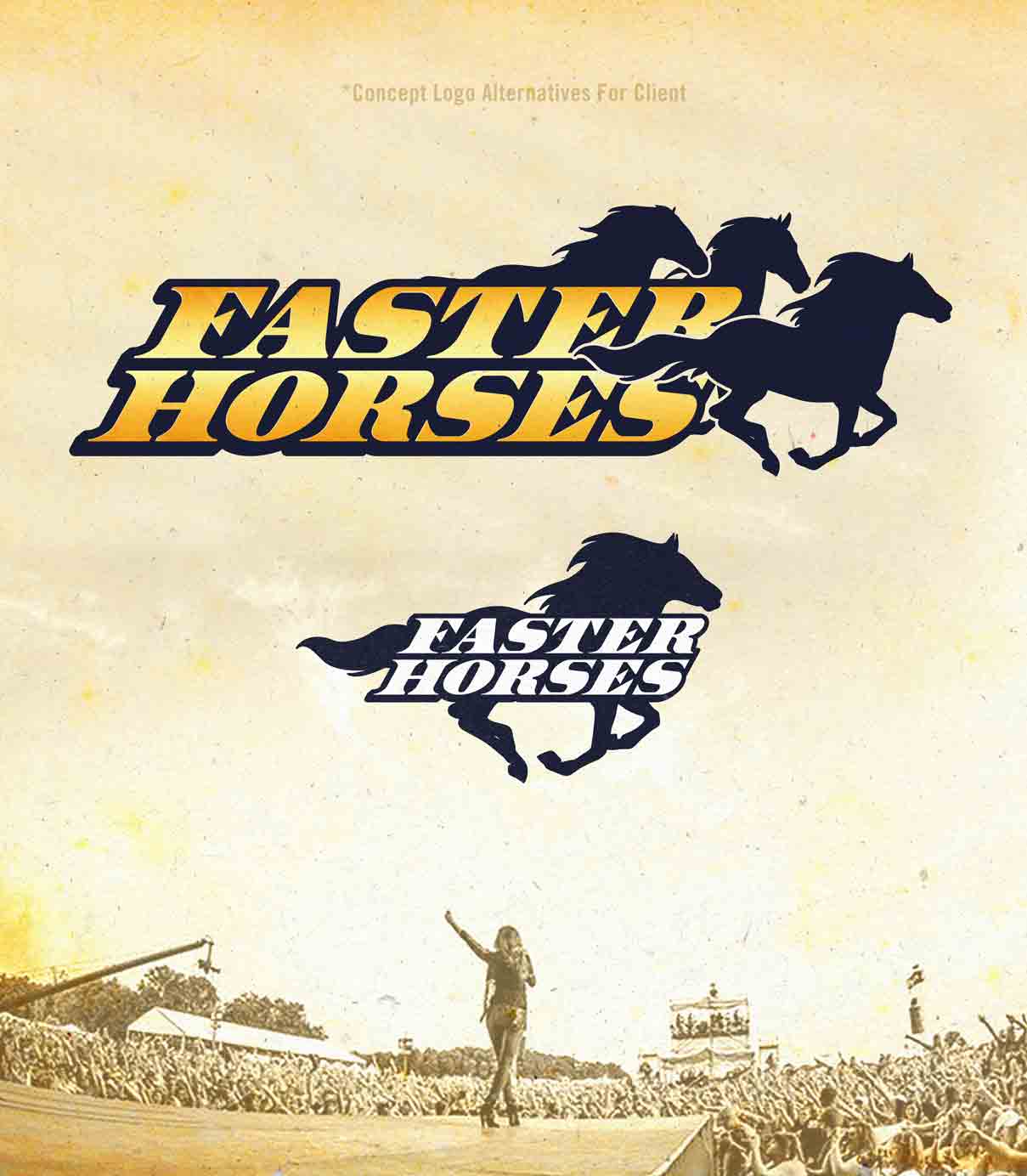 Faster Horses logo ST8MNT BRAND AGENCY