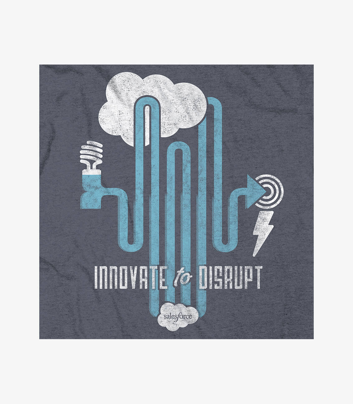 Innovate shirt graphic art design for Salesforce Computing in San Francisco, California