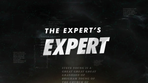 The Expert's Expert super from Nashville, TN based Sportsblog web promo video designed and animated by Nashville's ST8MNT employing type lockups, tech graphic elements and all caps inclined extra bold condensed italic type