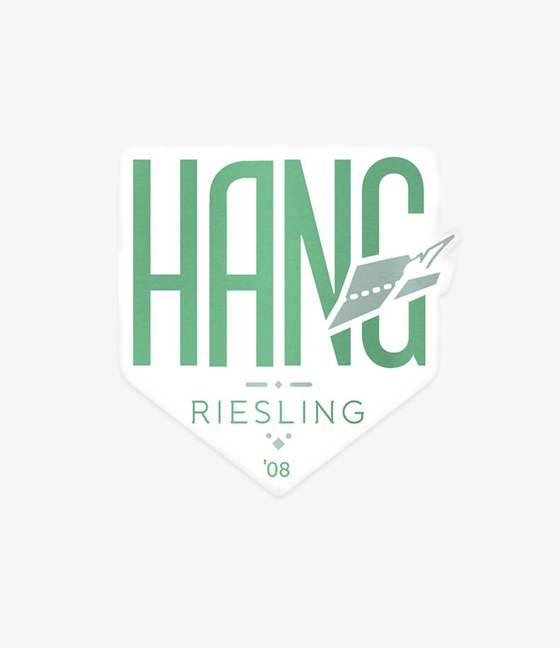 Alternate label and logo design 3 for a concept German riesling wine for BNA Wine Group in Napa Valley, California