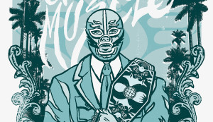 Detail image of illustrated Creative Muscle poster for ST8MNT Brand Agency