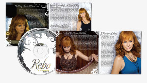 Packaging CD and spreads layout design for All The Woman I Am by Reba McEntire for Starstruck Management Group in Nashville, Tennessee