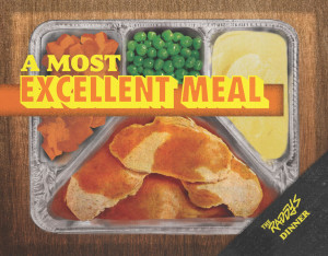TV Dinner Raddys Addy Awards Nashville meal tray cover design