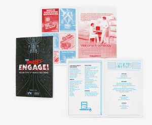 event program publication design featuring Star Trek and 80s illustrations and typography for Addy Awards Raddys Nashville
