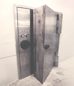 Photo of the entrance door taken in The Vault located at ST8MNT on 3rd Avenue in Nashville, Tennessee