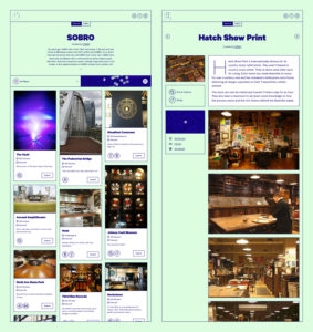 Screenshot of On The Grid SOBRO pages