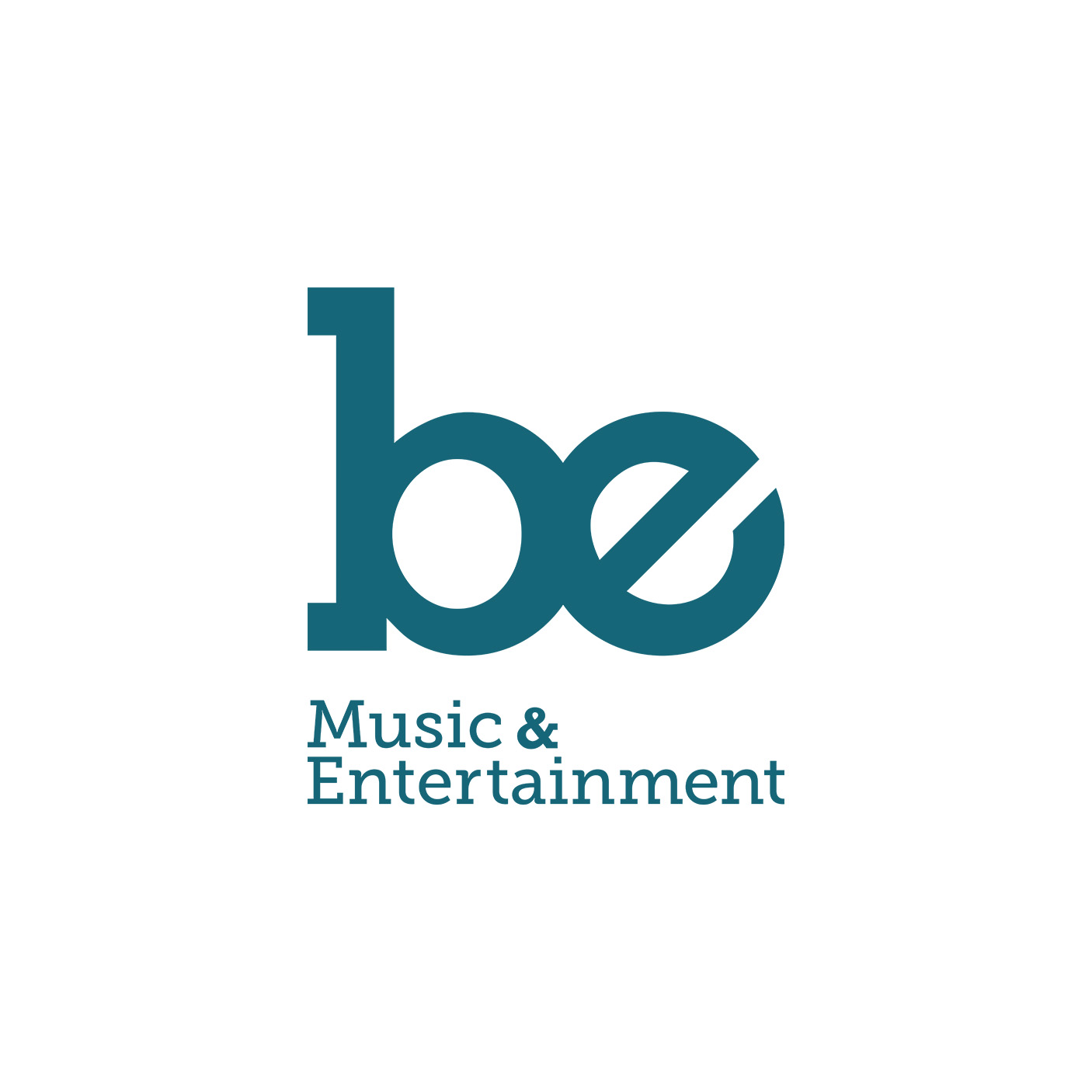 'Be' logo branding for Be Music & Entertainment.