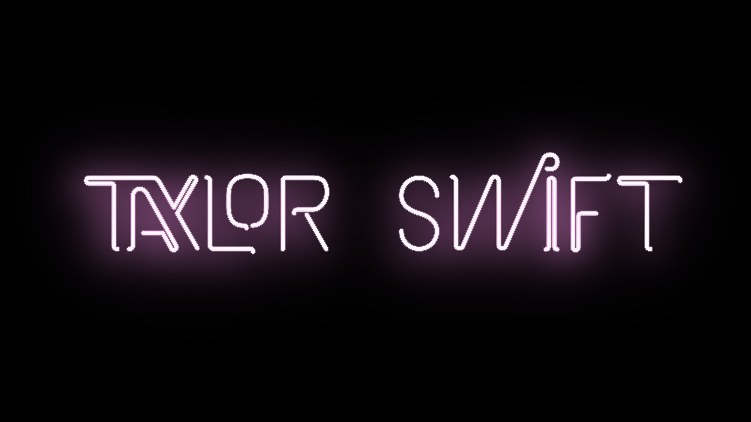 Taylor Swift Neon branding and logotype.