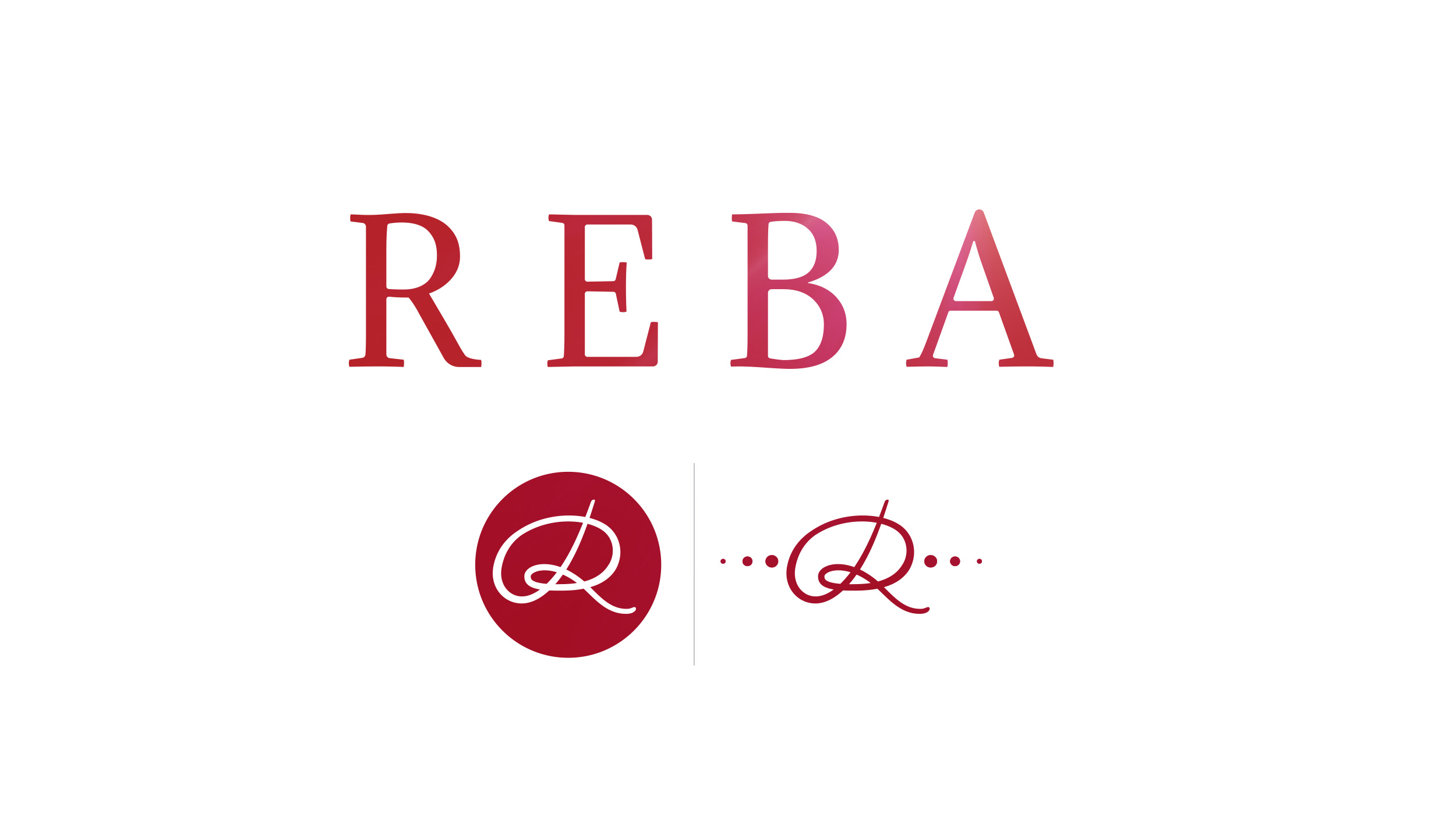 Reba type treatment and signature 'R' logo mark.