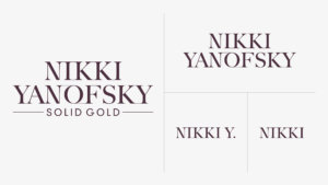 Logo/identity system created for Nikki Yanofsky's "Solid Gold" album.