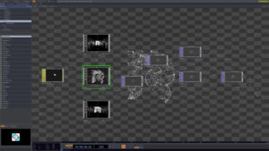 Touchdesigner screenshot - project layout