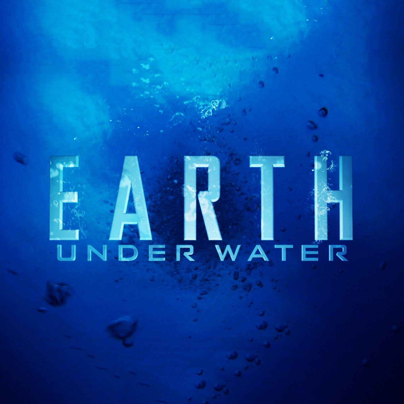 Logo branding and title screen for Nat Geo Channel's show, Earth Under Water.
