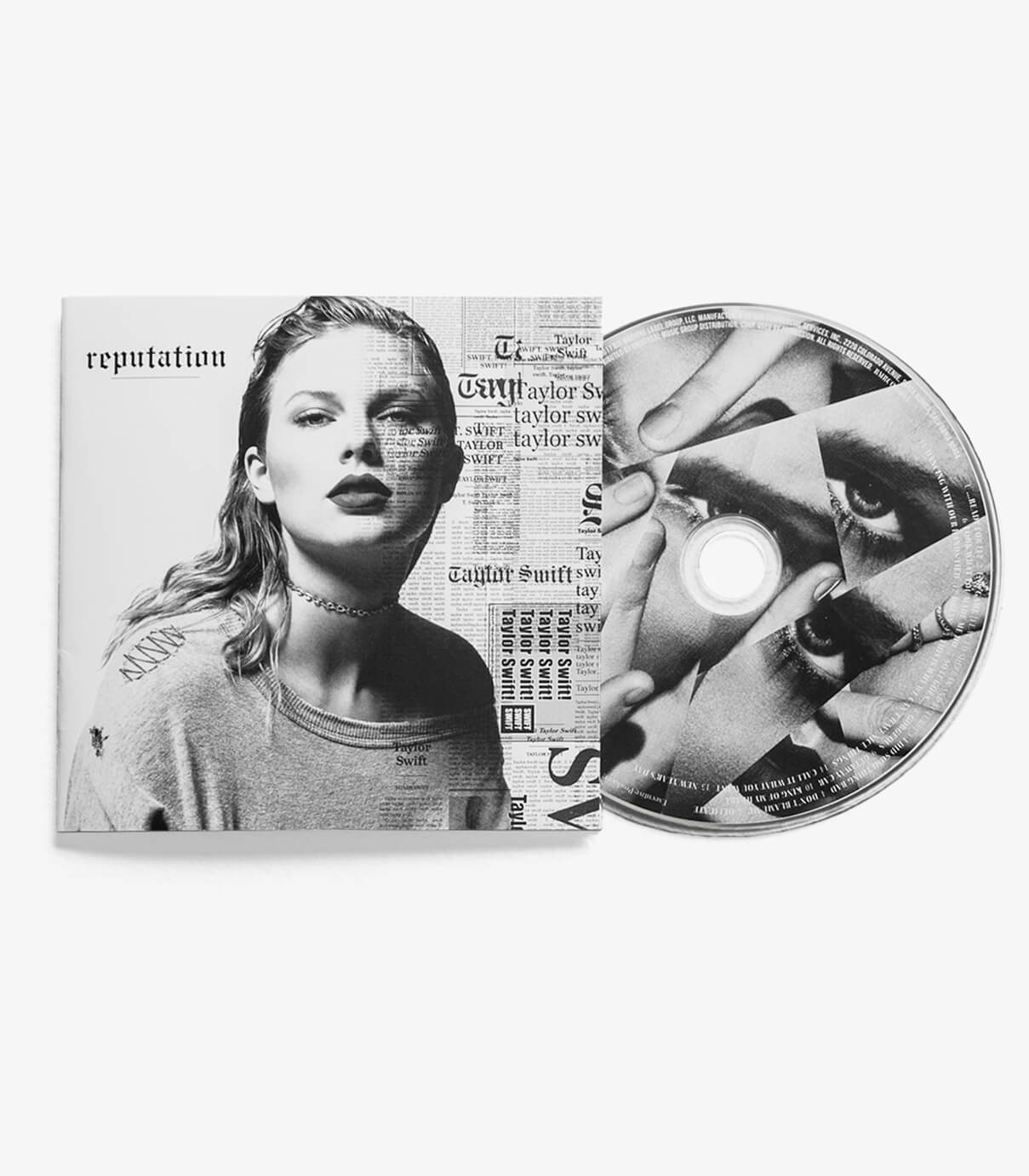 packaging design of reputation cd cover and disk