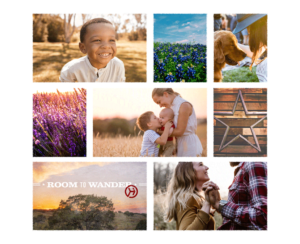Moodboard for Homestead living community in Texas