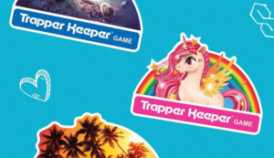 Trapper Keeper game stickers for Big G Creative
