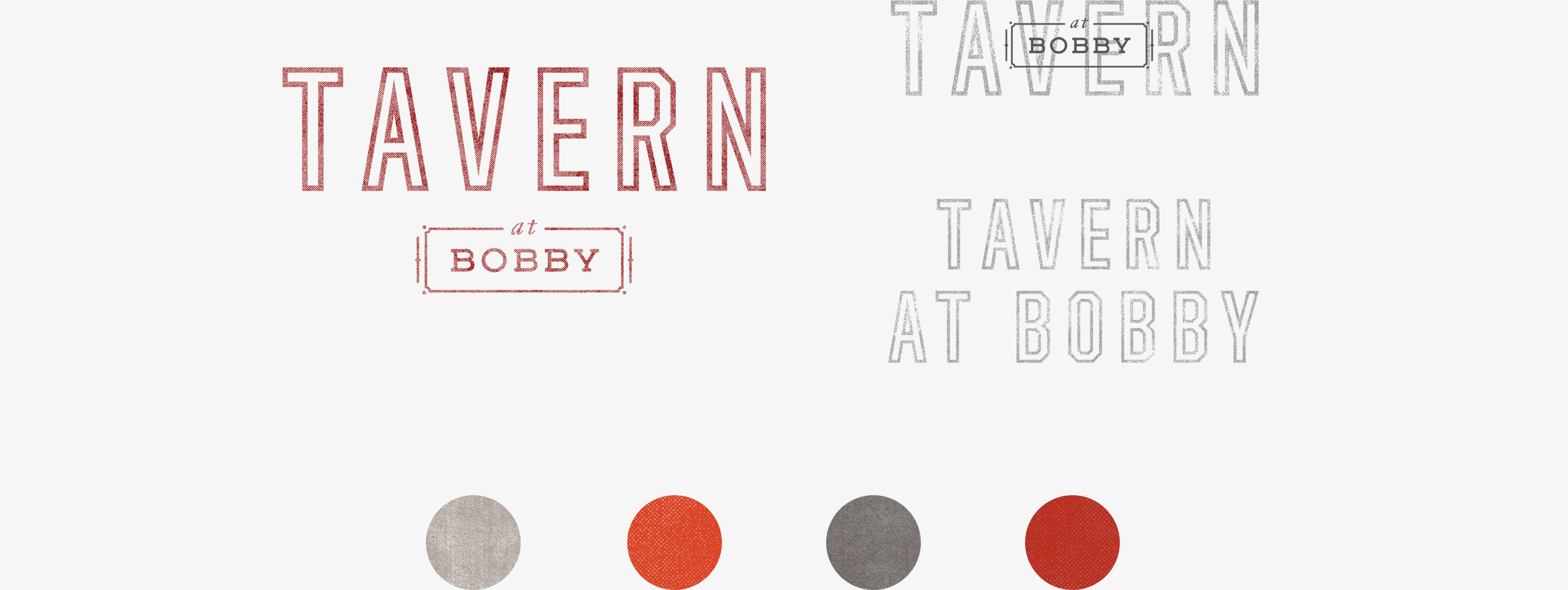Bobby Hotel Tavern at Bobby typography logo branding and color palette in Nashville, TN