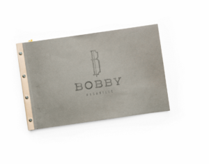 Bobby Hotel branding presentation book in Nashville, TN