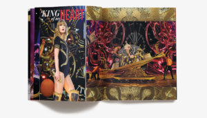 Taylor Swift reputation Tour Book King of My Heart spread featuring video graphic images and live photos