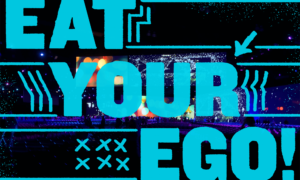 thumbnail for Eat Your Ego: Designing With Purpose blog for st8mnt featuring image from Adobe Max 2018 featuring type and scribbles