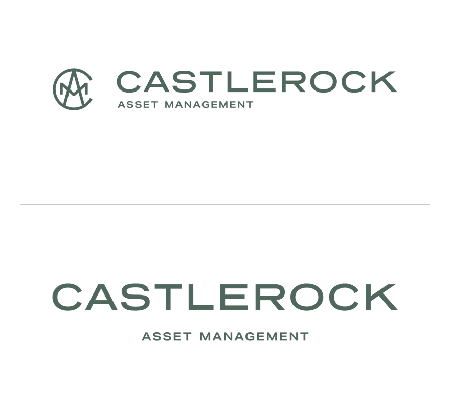 Castlerock Asset Management Branding Design Alternative Logos