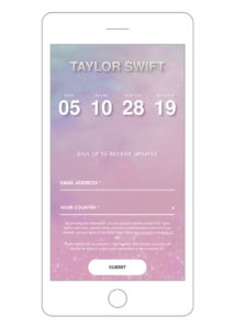 Taylor Swift Site Design for Taylor Swift Lover