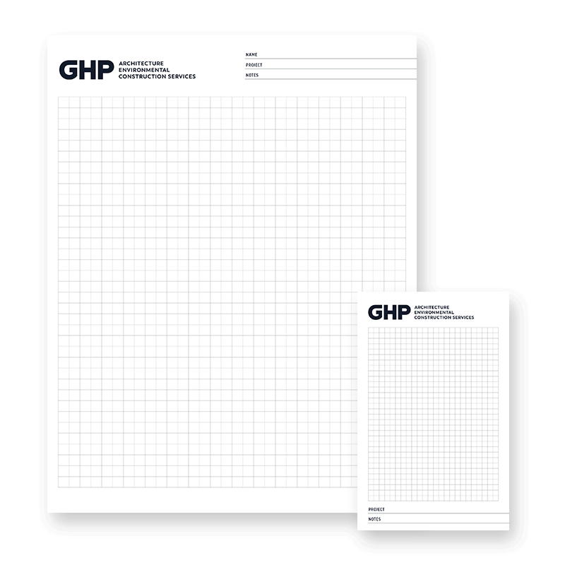 GHP Collateral Graph Paper Pad