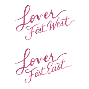 Taylor Swift Lover Fest Typography for Taylor Swift Lover