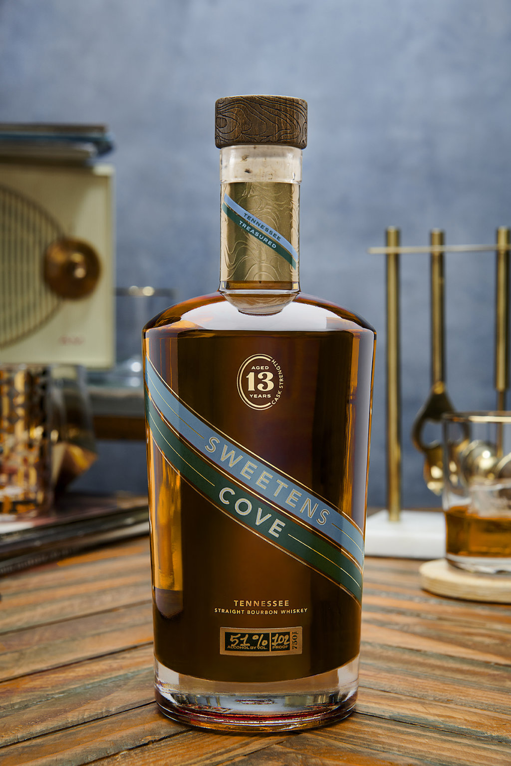 Sweetens Cove Bourbon Whiskey Bottle ST8MNT BRAND AGENCY