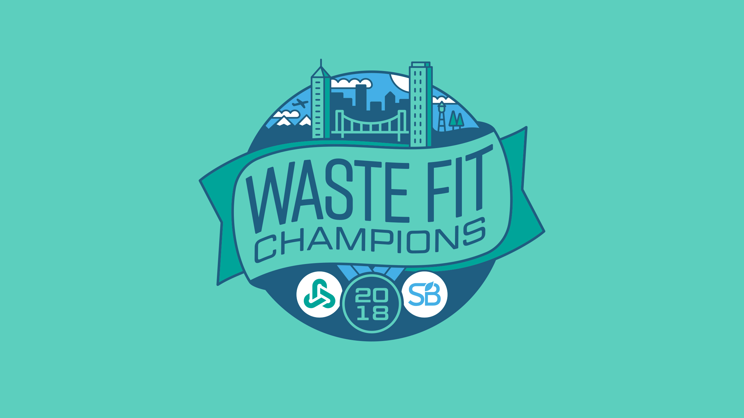 Waste Fit Champions campaign logo for Rubicon