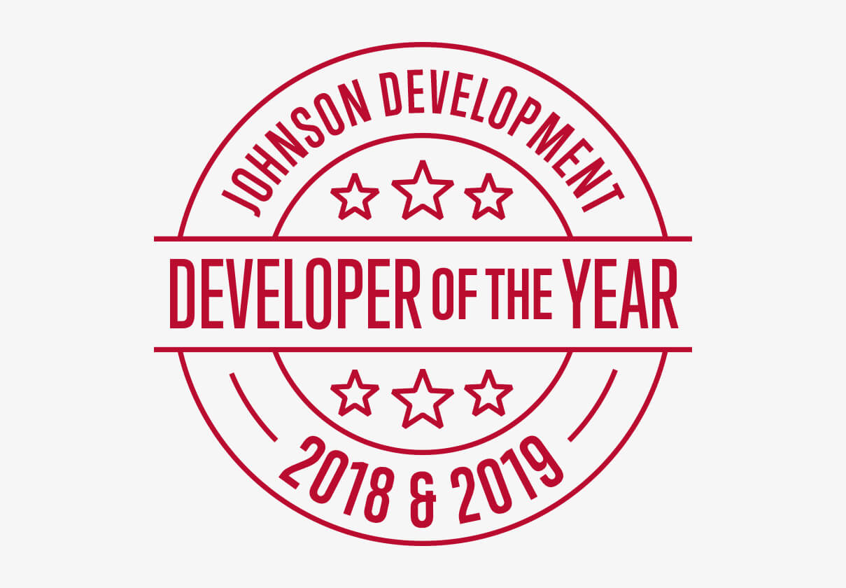 Johnson Development Developer of the Year 2018 and 2019