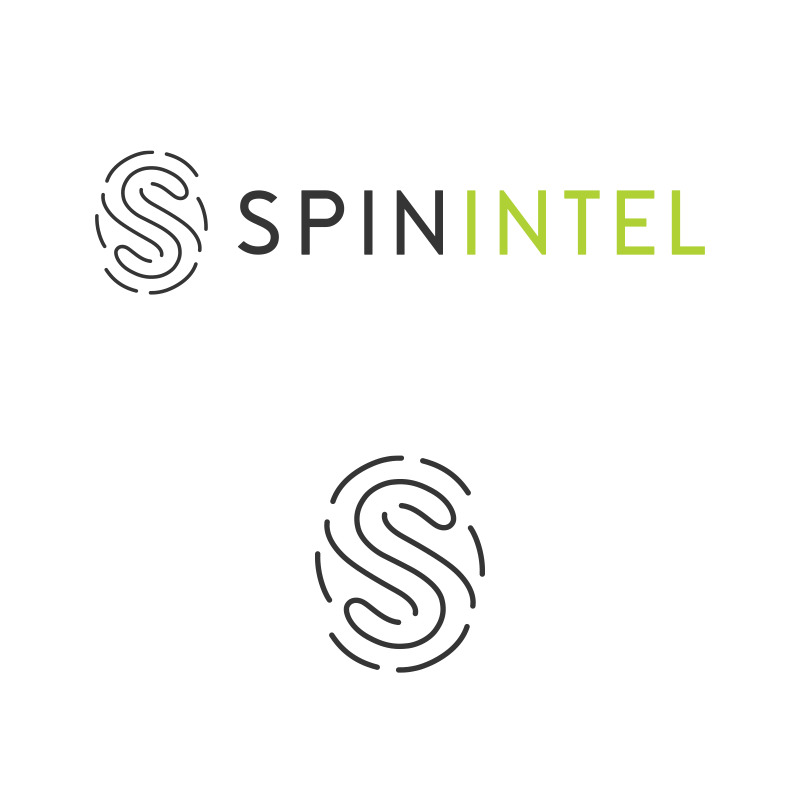 SpinIntel alternative logo lockups