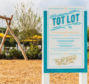 Wayfinding at Durham Farms Community Tot Lot