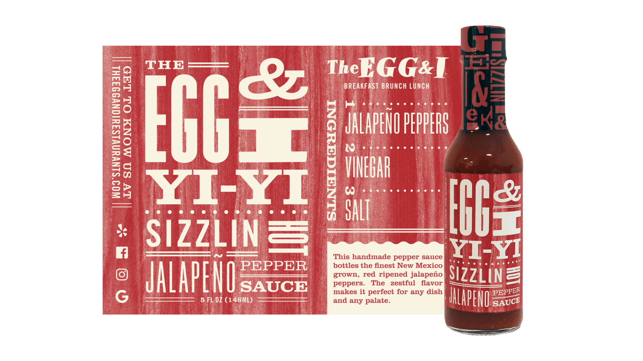 Yi-Yi hot sauce and label - ST8MNT BRAND AGENCY