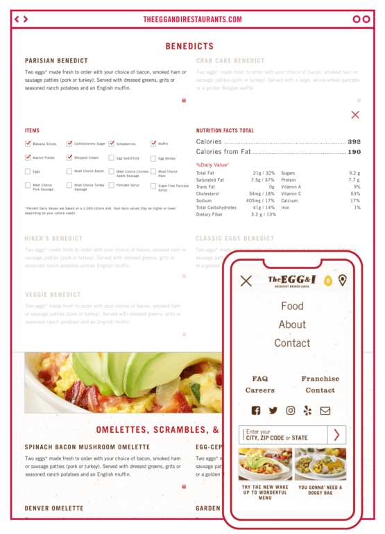 eggscellent menu