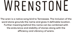 wrenstone name on transparent background