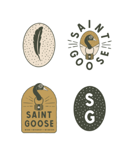 Saint Goose alternative logos and marks