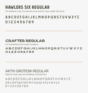 Saint Goose typography examples and usage