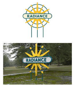 Radiance Jubilee monument sign design option 2