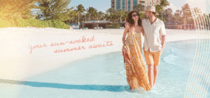 gif of various web mastheads designed to be used throughout the Atlantis Bahamas website