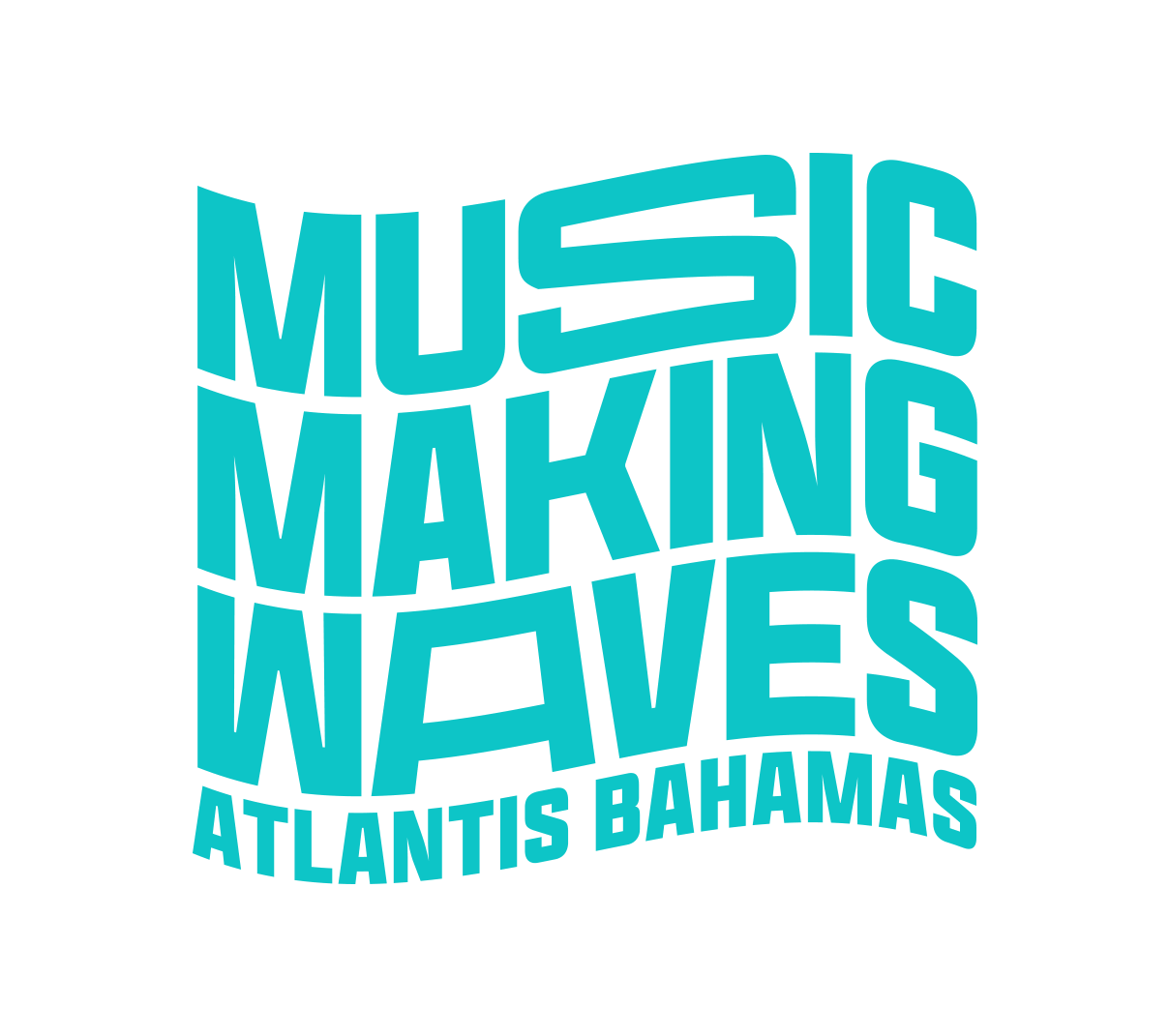 Music Making Waves stacked Atlantis logo