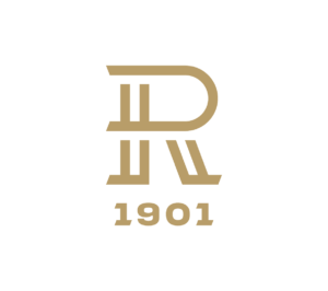 Richland Country Club 1901 monogram in gold