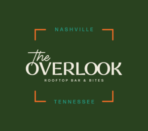 The Overlook additional mark with main logo, corner details, and "Nashville, Tennessee" on green background